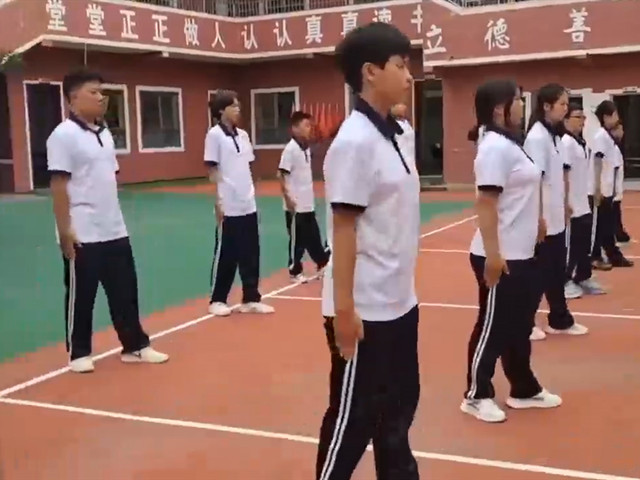 贵阳启德问题少年管教学校：每日军训